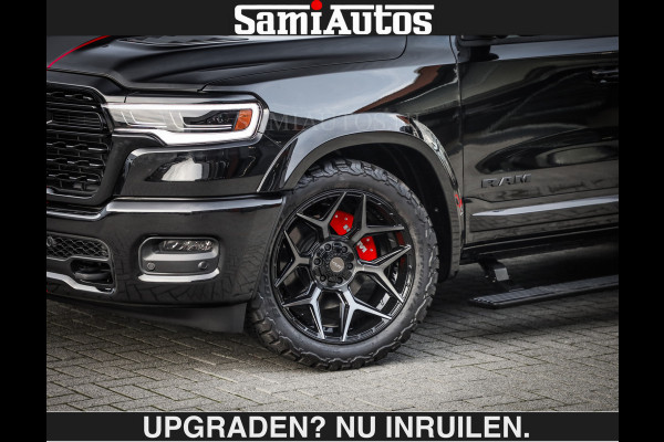 Dodge Ram LIMITED 2027 5.7 V8 HEMI | €79950,- excl excl | MAXIMAAL UITGERUST | DUBBELE CABINE | 5 PERSOONS | DC | Allernieuwste Limited uitvoering – volledig uitgerust met alle opties, inclusief MWK en normale laadbak.