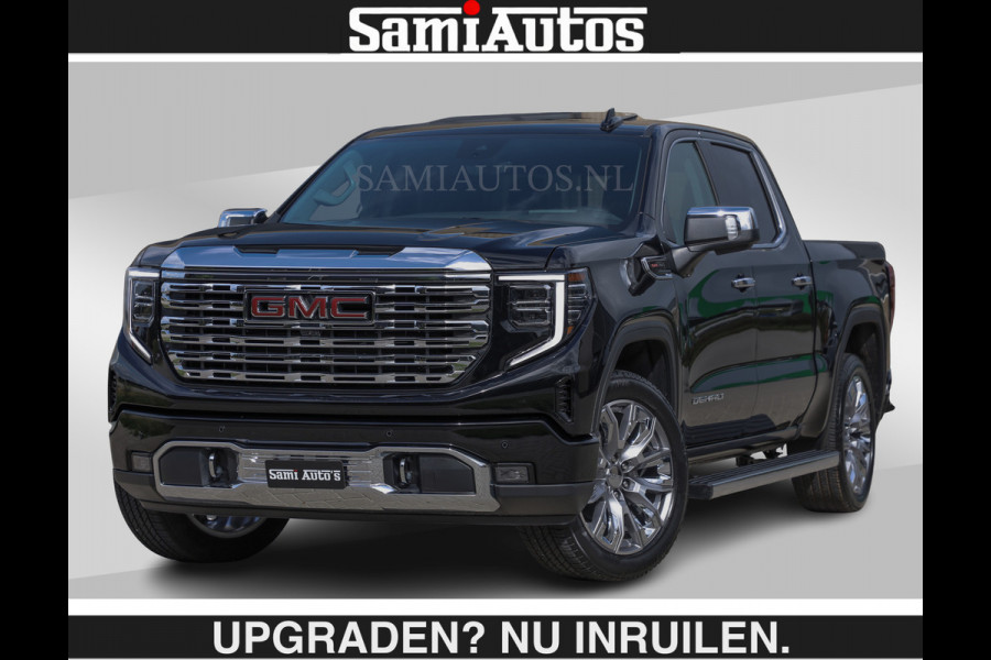 GMC Sierra DENALI 6.2 V8 426PK €79950,- excl | Full Option | De Meest Luxe Pick-Up in zijn Klasse | Comfortabele Dubbele Cabine met Royale 5 Zitplaatsen | BPM vrij | Nu Leverbaar uit Voorraad | Voorraad Nr 2252 | De specialist in Amerikaanse pick‑ups in Nederland en Europa.