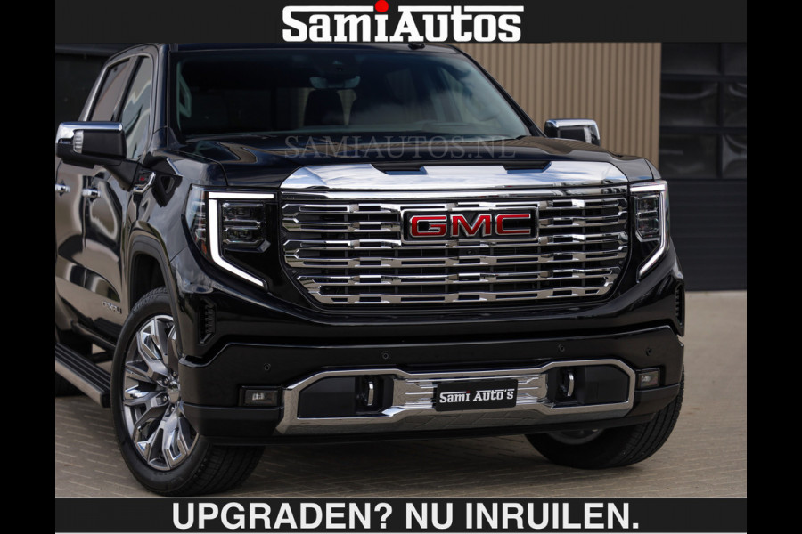 GMC Sierra DENALI 6.2 V8 426PK €79950,- excl | Full Option | De Meest Luxe Pick-Up in zijn Klasse | Comfortabele Dubbele Cabine met Royale 5 Zitplaatsen | BPM vrij | Nu Leverbaar uit Voorraad | Voorraad Nr 2252 | De specialist in Amerikaanse pick‑ups in Nederland en Europa.