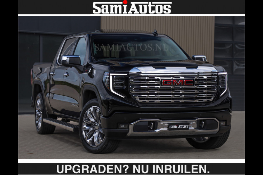 GMC Sierra DENALI 6.2 V8 426PK €79950,- excl | Full Option | De Meest Luxe Pick-Up in zijn Klasse | Comfortabele Dubbele Cabine met Royale 5 Zitplaatsen | BPM vrij | Nu Leverbaar uit Voorraad | Voorraad Nr 2252 | De specialist in Amerikaanse pick‑ups in Nederland en Europa.