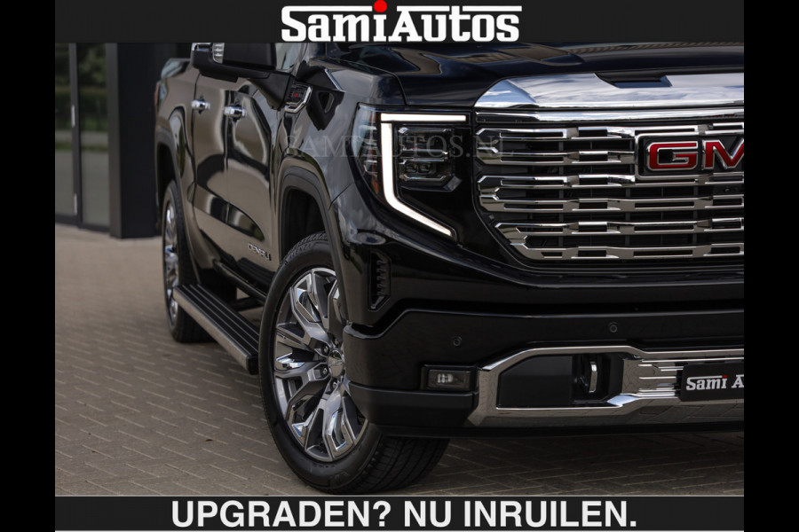 GMC Sierra DENALI 6.2 V8 426PK €79950,- excl | Full Option | De Meest Luxe Pick-Up in zijn Klasse | Comfortabele Dubbele Cabine met Royale 5 Zitplaatsen | BPM vrij | Nu Leverbaar uit Voorraad | Voorraad Nr 2252 | De specialist in Amerikaanse pick‑ups in Nederland en Europa.