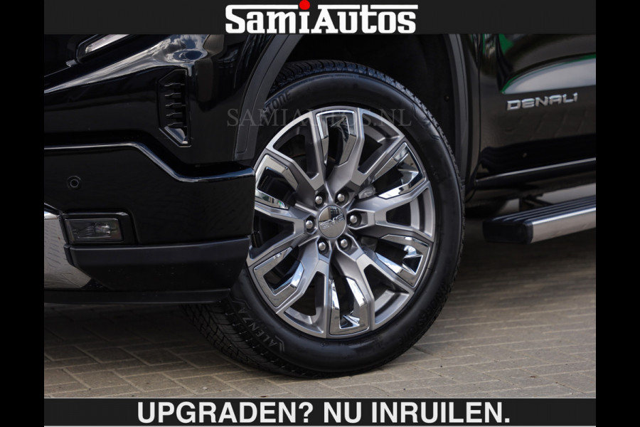 GMC Sierra DENALI 6.2 V8 426PK €79950,- excl | Full Option | De Meest Luxe Pick-Up in zijn Klasse | Comfortabele Dubbele Cabine met Royale 5 Zitplaatsen | BPM vrij | Nu Leverbaar uit Voorraad | Voorraad Nr 2252 | De specialist in Amerikaanse pick‑ups in Nederland en Europa.