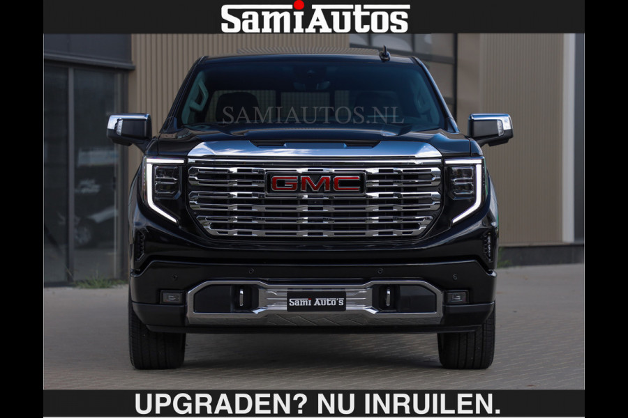 GMC Sierra DENALI 6.2 V8 426PK €79950,- excl | Full Option | De Meest Luxe Pick-Up in zijn Klasse | Comfortabele Dubbele Cabine met Royale 5 Zitplaatsen | BPM vrij | Nu Leverbaar uit Voorraad | Voorraad Nr 2252 | De specialist in Amerikaanse pick‑ups in Nederland en Europa.