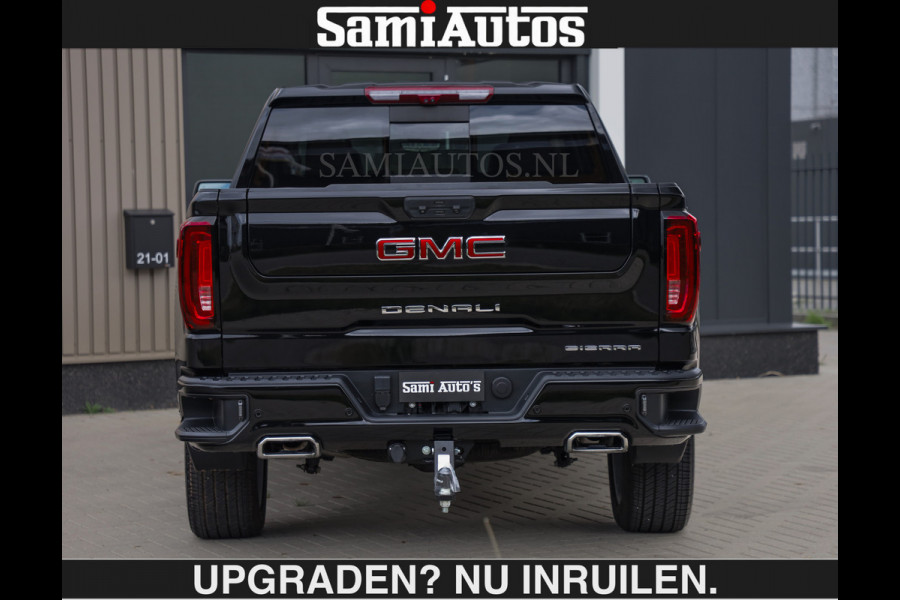 GMC Sierra DENALI 6.2 V8 426PK €79950,- excl | Full Option | De Meest Luxe Pick-Up in zijn Klasse | Comfortabele Dubbele Cabine met Royale 5 Zitplaatsen | BPM vrij | Nu Leverbaar uit Voorraad | Voorraad Nr 2252 | De specialist in Amerikaanse pick‑ups in Nederland en Europa.