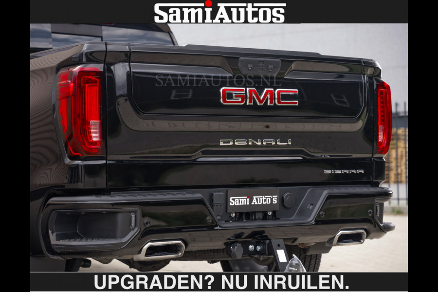 GMC Sierra DENALI 6.2 V8 426PK €79950,- excl | Full Option | De Meest Luxe Pick-Up in zijn Klasse | Comfortabele Dubbele Cabine met Royale 5 Zitplaatsen | BPM vrij | Nu Leverbaar uit Voorraad | Voorraad Nr 2252 | De specialist in Amerikaanse pick‑ups in Nederland en Europa.