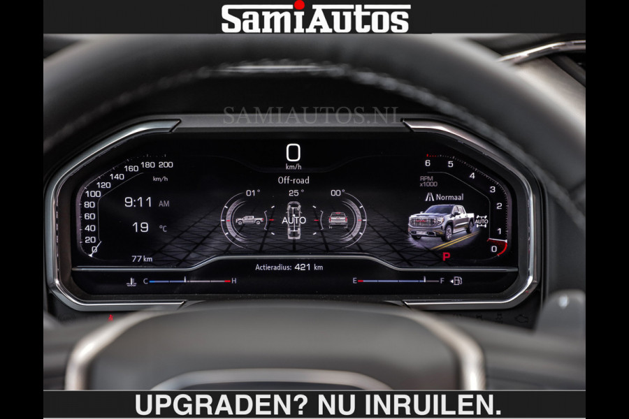GMC Sierra DENALI 6.2 V8 426PK €79950,- excl | Full Option | De Meest Luxe Pick-Up in zijn Klasse | Comfortabele Dubbele Cabine met Royale 5 Zitplaatsen | BPM vrij | Nu Leverbaar uit Voorraad | Voorraad Nr 2252 | De specialist in Amerikaanse pick‑ups in Nederland en Europa.