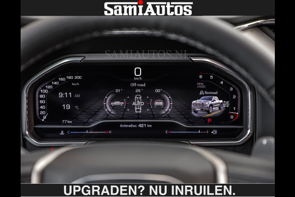 GMC Sierra DENALI 6.2 V8 426PK €79950,- excl | Full Option | De Meest Luxe Pick-Up in zijn Klasse | Comfortabele Dubbele Cabine met Royale 5 Zitplaatsen | BPM vrij | Nu Leverbaar uit Voorraad | Voorraad Nr 2252 | De specialist in Amerikaanse pick‑ups in Nederland en Europa.