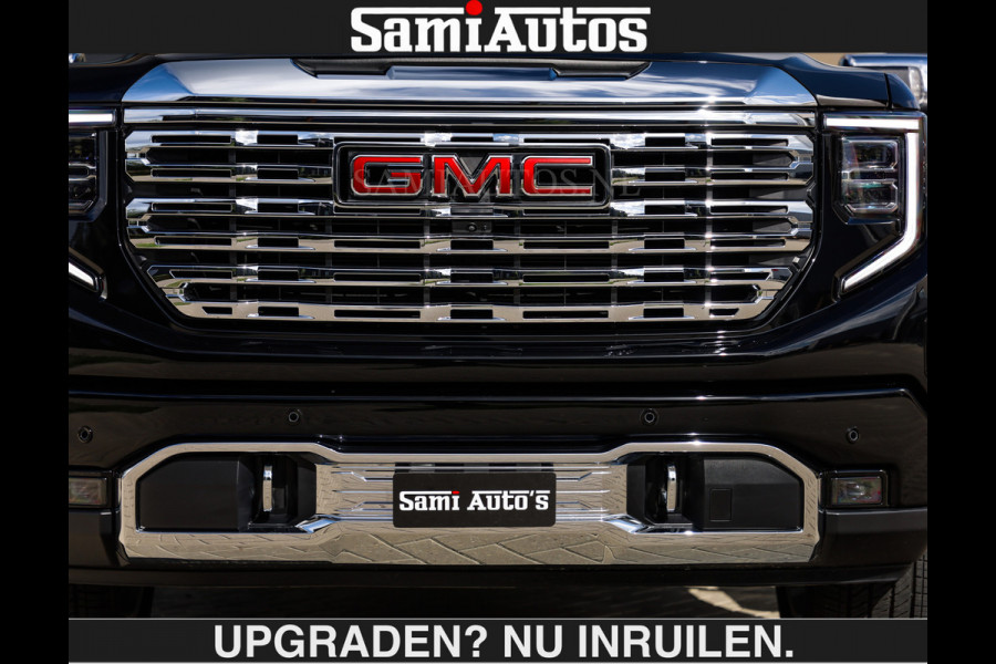 GMC Sierra DENALI 6.2 V8 426PK €79950,- excl | Full Option | De Meest Luxe Pick-Up in zijn Klasse | Comfortabele Dubbele Cabine met Royale 5 Zitplaatsen | BPM vrij | Nu Leverbaar uit Voorraad | Voorraad Nr 2252 | De specialist in Amerikaanse pick‑ups in Nederland en Europa.