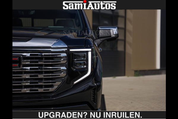 GMC Sierra DENALI 6.2 V8 426PK €79950,- excl | Full Option | De Meest Luxe Pick-Up in zijn Klasse | Comfortabele Dubbele Cabine met Royale 5 Zitplaatsen | BPM vrij | Nu Leverbaar uit Voorraad | Voorraad Nr 2252 | De specialist in Amerikaanse pick‑ups in Nederland en Europa.