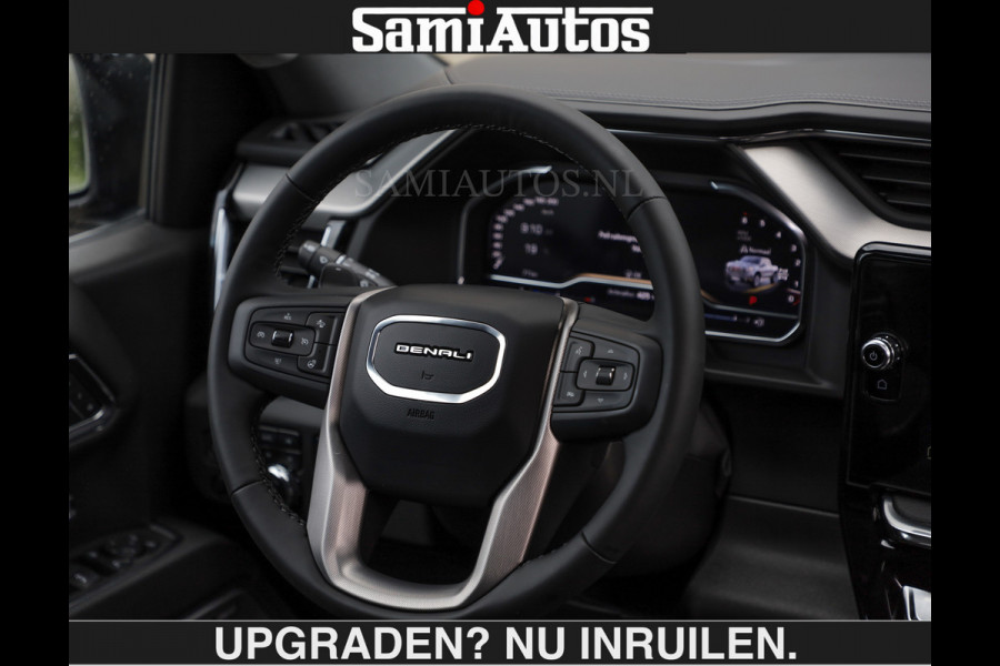 GMC Sierra DENALI 6.2 V8 426PK €79950,- excl | Full Option | De Meest Luxe Pick-Up in zijn Klasse | Comfortabele Dubbele Cabine met Royale 5 Zitplaatsen | BPM vrij | Nu Leverbaar uit Voorraad | Voorraad Nr 2252 | De specialist in Amerikaanse pick‑ups in Nederland en Europa.