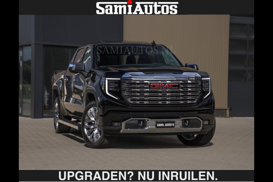 GMC Sierra DENALI 6.2 V8 426PK €79950,- excl | Full Option | De Meest Luxe Pick-Up in zijn Klasse | Comfortabele Dubbele Cabine met Royale 5 Zitplaatsen | BPM vrij | Nu Leverbaar uit Voorraad | Voorraad Nr 2252 | De specialist in Amerikaanse pick‑ups in Nederland en Europa.