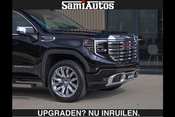 GMC Sierra DENALI 6.2 V8 426PK €79950,- excl | Full Option | De Meest Luxe Pick-Up in zijn Klasse | Comfortabele Dubbele Cabine met Royale 5 Zitplaatsen | BPM vrij | Nu Leverbaar uit Voorraad | Voorraad Nr 2252 | De specialist in Amerikaanse pick‑ups in Nederland en Europa.