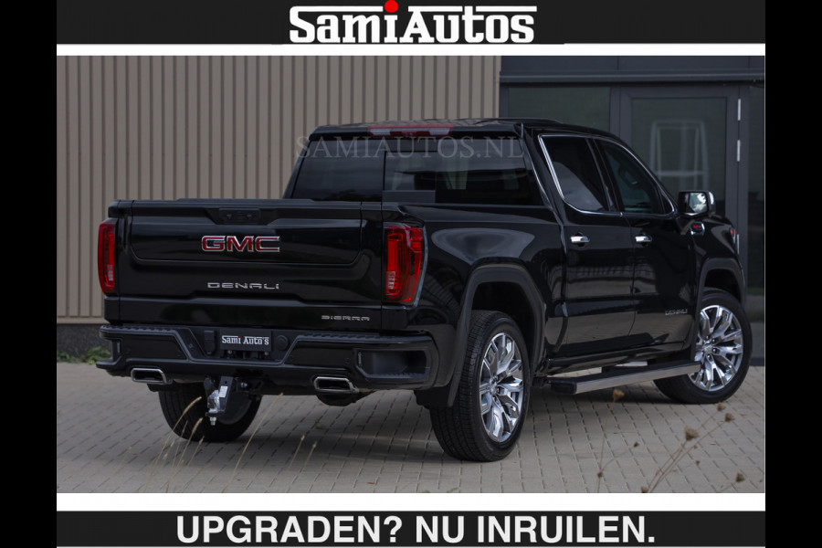 GMC Sierra DENALI 6.2 V8 426PK €79950,- excl | Full Option | De Meest Luxe Pick-Up in zijn Klasse | Comfortabele Dubbele Cabine met Royale 5 Zitplaatsen | BPM vrij | Nu Leverbaar uit Voorraad | Voorraad Nr 2252 | De specialist in Amerikaanse pick‑ups in Nederland en Europa.