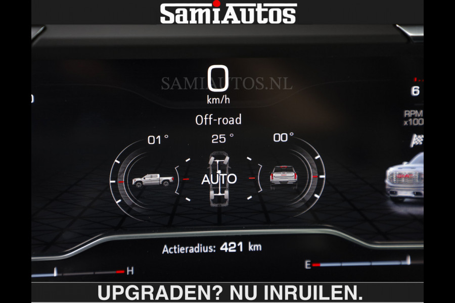 GMC Sierra DENALI 6.2 V8 426PK €79950,- excl | Full Option | De Meest Luxe Pick-Up in zijn Klasse | Comfortabele Dubbele Cabine met Royale 5 Zitplaatsen | BPM vrij | Nu Leverbaar uit Voorraad | Voorraad Nr 2252 | De specialist in Amerikaanse pick‑ups in Nederland en Europa.