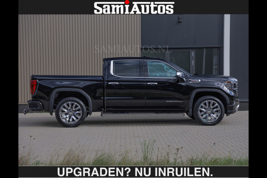 GMC Sierra DENALI 6.2 V8 426PK €79950,- excl | Full Option | De Meest Luxe Pick-Up in zijn Klasse | Comfortabele Dubbele Cabine met Royale 5 Zitplaatsen | BPM vrij | Nu Leverbaar uit Voorraad | Voorraad Nr 2252 | De specialist in Amerikaanse pick‑ups in Nederland en Europa.