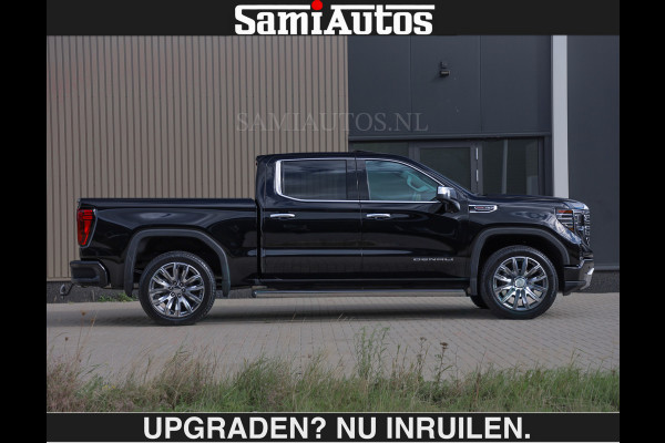 GMC Sierra DENALI 6.2 V8 426PK €79950,- excl | Full Option | De Meest Luxe Pick-Up in zijn Klasse | Comfortabele Dubbele Cabine met Royale 5 Zitplaatsen | BPM vrij | Nu Leverbaar uit Voorraad | Voorraad Nr 2252 | De specialist in Amerikaanse pick‑ups in Nederland en Europa.