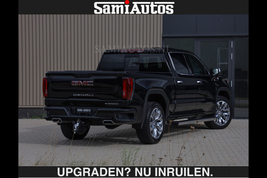 GMC Sierra DENALI 6.2 V8 426PK €79950,- excl | Full Option | De Meest Luxe Pick-Up in zijn Klasse | Comfortabele Dubbele Cabine met Royale 5 Zitplaatsen | BPM vrij | Nu Leverbaar uit Voorraad | Voorraad Nr 2252 | De specialist in Amerikaanse pick‑ups in Nederland en Europa.