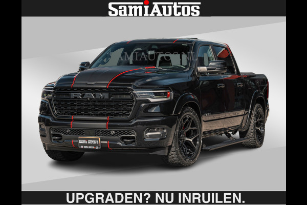 Dodge Ram HULK PACKAGE | Limited Night H.O 540HP €84950,- excl | Massage + Full Option | De Meest Luxe en Volle Pick-Up in zijn Klasse | H Comfortabele Dubbele Cabine met Royale 5 Zitplaatsen | BPM vrij | Nu Leverbaar uit Voorraad | Voorraad Nr 2353 - 5412 | De specialist in Amerikaanse pick‑ups in Nederland en Europa.