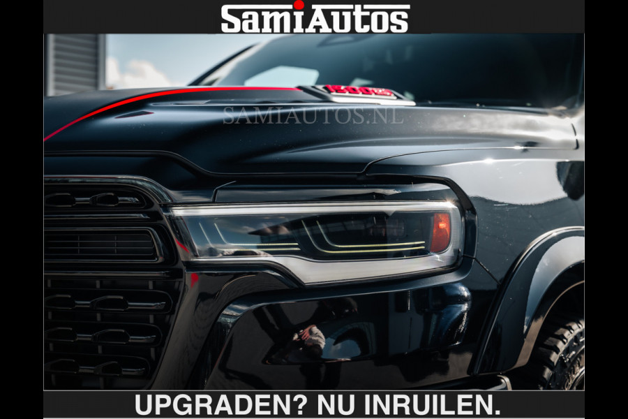 Dodge Ram HULK PACKAGE | Limited Night H.O 540HP €84950,- excl | Massage + Full Option | De Meest Luxe en Volle Pick-Up in zijn Klasse | H Comfortabele Dubbele Cabine met Royale 5 Zitplaatsen | BPM vrij | Nu Leverbaar uit Voorraad | Voorraad Nr 2353 - 5412 | De specialist in Amerikaanse pick‑ups in Nederland en Europa.