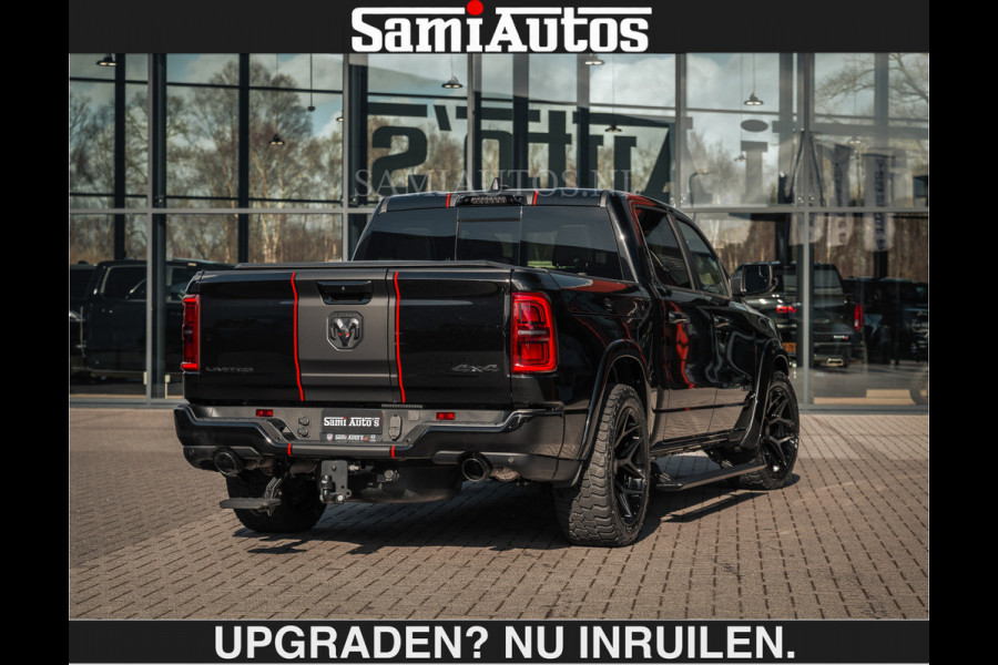 Dodge Ram HULK PACKAGE | Limited Night H.O 540HP €84950,- excl | Massage + Full Option | De Meest Luxe en Volle Pick-Up in zijn Klasse | H Comfortabele Dubbele Cabine met Royale 5 Zitplaatsen | BPM vrij | Nu Leverbaar uit Voorraad | Voorraad Nr 2353 - 5412 | De specialist in Amerikaanse pick‑ups in Nederland en Europa.