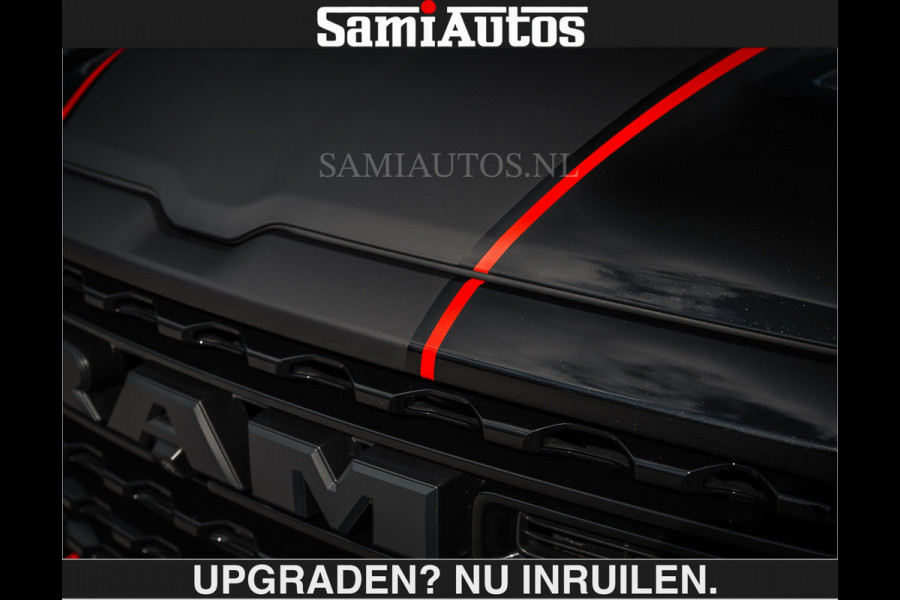 Dodge Ram HULK PACKAGE | Limited Night H.O 540HP €84950,- excl | Massage + Full Option | De Meest Luxe en Volle Pick-Up in zijn Klasse | H Comfortabele Dubbele Cabine met Royale 5 Zitplaatsen | BPM vrij | Nu Leverbaar uit Voorraad | Voorraad Nr 2353 - 5412 | De specialist in Amerikaanse pick‑ups in Nederland en Europa.