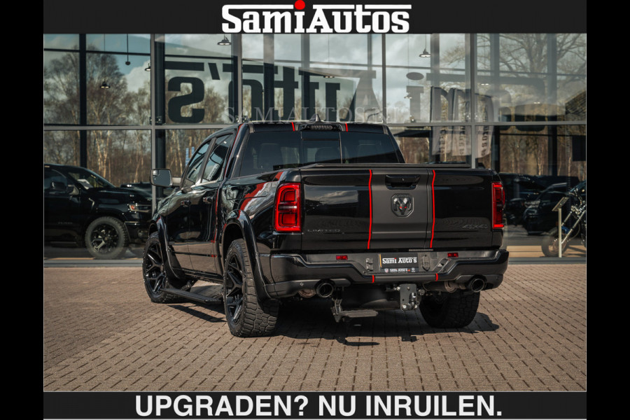 Dodge Ram HULK PACKAGE | Limited Night H.O 540HP €84950,- excl | Massage + Full Option | De Meest Luxe en Volle Pick-Up in zijn Klasse | H Comfortabele Dubbele Cabine met Royale 5 Zitplaatsen | BPM vrij | Nu Leverbaar uit Voorraad | Voorraad Nr 2353 - 5412 | De specialist in Amerikaanse pick‑ups in Nederland en Europa.
