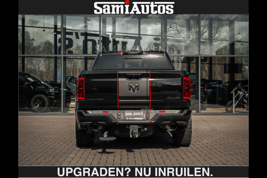 Dodge Ram HULK PACKAGE | Limited Night H.O 540HP €84950,- excl | Massage + Full Option | De Meest Luxe en Volle Pick-Up in zijn Klasse | H Comfortabele Dubbele Cabine met Royale 5 Zitplaatsen | BPM vrij | Nu Leverbaar uit Voorraad | Voorraad Nr 2353 - 5412 | De specialist in Amerikaanse pick‑ups in Nederland en Europa.