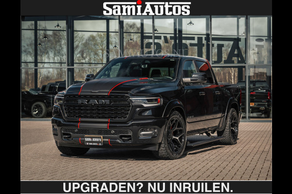 Dodge Ram HULK PACKAGE | Limited Night H.O 540HP €84950,- excl | Massage + Full Option | De Meest Luxe en Volle Pick-Up in zijn Klasse | H Comfortabele Dubbele Cabine met Royale 5 Zitplaatsen | BPM vrij | Nu Leverbaar uit Voorraad | Voorraad Nr 2353 - 5412 | De specialist in Amerikaanse pick‑ups in Nederland en Europa.