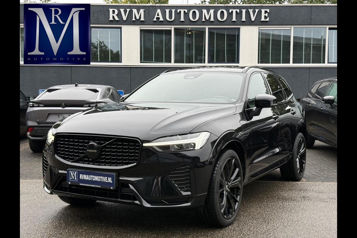 Volvo XC60 2.0 T6 Plug-in hybrid AWD Plus Black Edition SOH 100% | HARMAN KARDON| PANO| CAMERA | STOEL + STUURVERWARMING| PILOT ASSIST| MEMORY STOELEN| ACHTERBANK VERWARMD|
