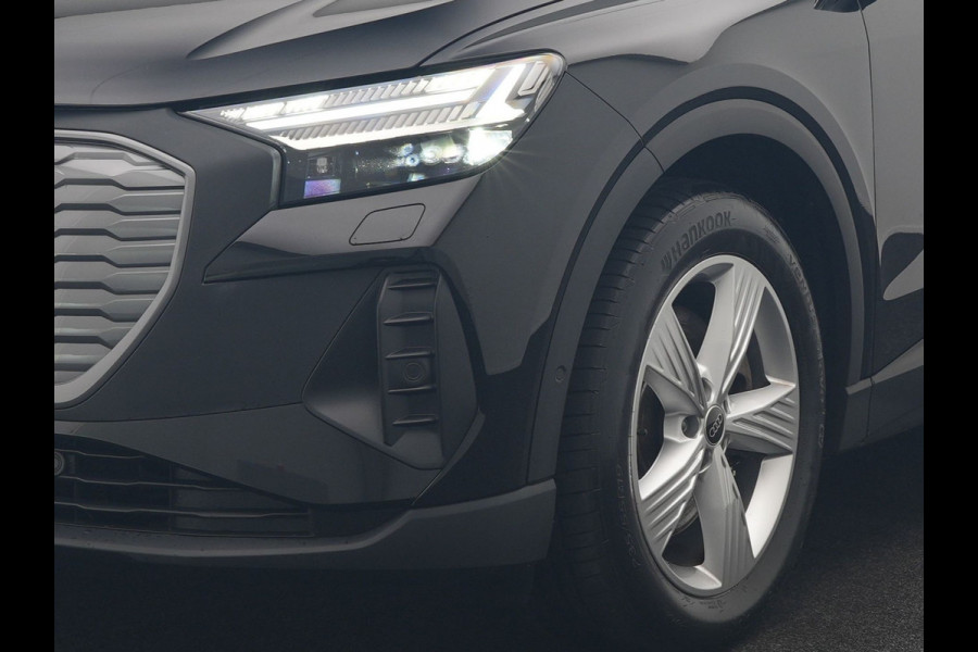 Audi Q4 e-tron 45 quattro S Line 82 kWh 286pk Dealer O.H | Trekhaak Af Fabriek | Adaptive Cruise | 360 Camera | Matrix LED | Lederen Sportstoelen Verwarmd | Keyless | Sfeerverlichting | Blis | Navigatie | Virtual | DAB | 19"L.M |
