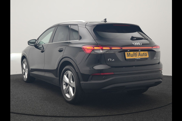 Audi Q4 e-tron 45 quattro S Line 82 kWh 286pk Dealer O.H | Trekhaak Af Fabriek | Adaptive Cruise | 360 Camera | Matrix LED | Lederen Sportstoelen Verwarmd | Keyless | Sfeerverlichting | Blis | Navigatie | Virtual | DAB | 19"L.M |
