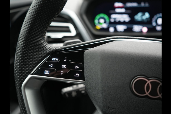 Audi Q4 e-tron 45 quattro S Line 82 kWh 286pk Dealer O.H | Trekhaak Af Fabriek | Adaptive Cruise | 360 Camera | Matrix LED | Lederen Sportstoelen Verwarmd | Keyless | Sfeerverlichting | Blis | Navigatie | Virtual | DAB | 19"L.M |