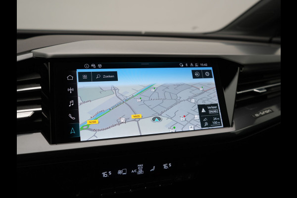 Audi Q4 e-tron 45 quattro S Line 82 kWh 286pk Dealer O.H | Trekhaak Af Fabriek | Adaptive Cruise | 360 Camera | Matrix LED | Lederen Sportstoelen Verwarmd | Keyless | Sfeerverlichting | Blis | Navigatie | Virtual | DAB | 19"L.M |