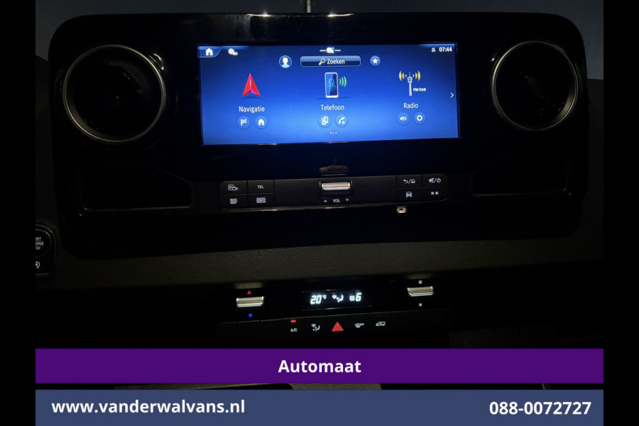 Mercedes-Benz Sprinter 317 CDI 170pk 9G-Tronic Automaat L2H2 Facelift Euro6 Airco | Camera | Navigatie | LED | Chauffeursstoel Cruisecontrol, Stoelverwarming, 270 Graden Achterdeuren, Parkeersensoren, Bijrijdersbank