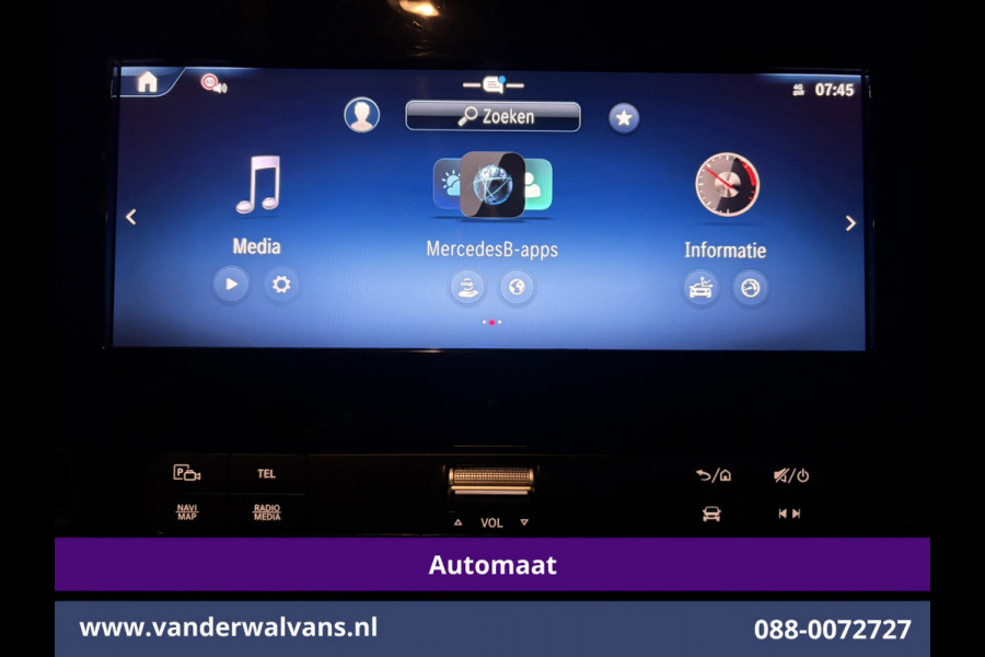 Mercedes-Benz Sprinter 317 CDI 170pk 9G-Tronic Automaat L2H2 Facelift Euro6 Airco | Camera | Navigatie | LED | Chauffeursstoel Cruisecontrol, Stoelverwarming, 270 Graden Achterdeuren, Parkeersensoren, Bijrijdersbank