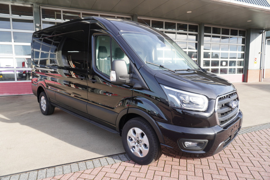 Ford Transit 350L 2.0 TDCI 165Pk L3H2 Limited Automaat schuifdeur l+r nr. V109 | Airco | Adap.Cruise | 360 Camera | Navi | Trekhaak