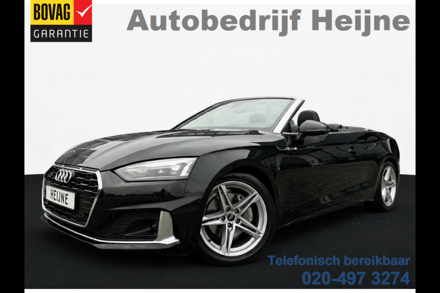 Audi A5 Cabriolet 40 TFSI 204PK S-TRONIC QUATTRO ADVANCED EDITION LEDER/CAMERA/CARPLAY/SFEERVERL.