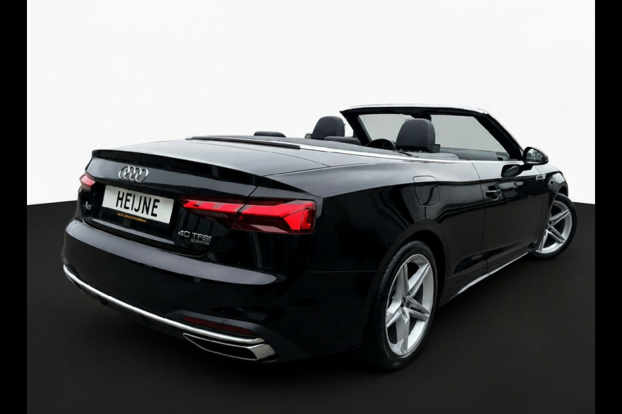 Audi A5 Cabriolet 40 TFSI 204PK S-TRONIC QUATTRO ADVANCED EDITION LEDER/CAMERA/CARPLAY/SFEERVERL.
