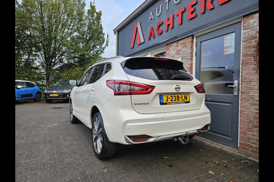 Nissan QASHQAI 1.3 DIG-T Tekna + Trekhaak! Leer! Camera! Panoramadak! 140PK! Mooie/Nette Auto!