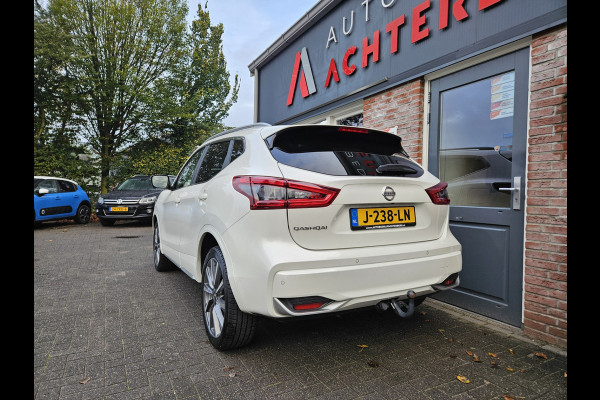 Nissan QASHQAI 1.3 DIG-T Tekna + Trekhaak! Leer! Camera! Panoramadak! 140PK! Mooie/Nette Auto!