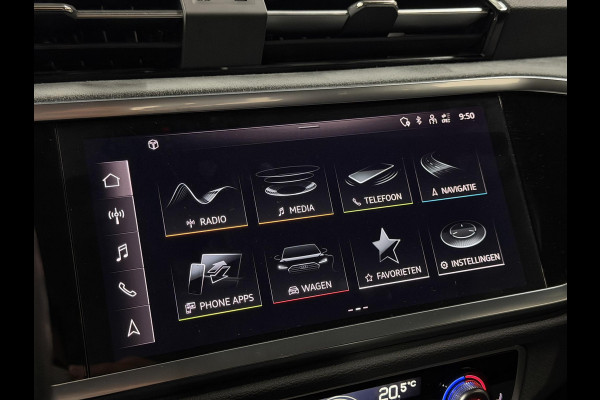 Audi Q3 45 TFSI e Advanced edition Trekhaak | Adapt. cruise | Stoelverwarming | Camera | Dodehoek | Carplay | Interieurvoorklimatisering | Elektrische kofferklep