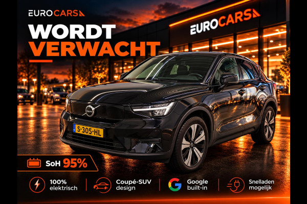 Volvo C40 Recharge Plus 69 kWh SoH 95% Panoramadak Camera Apple Carplay Android Auto Navigatie Adaptive Cruise Control Warmtepomp Stoel en Stuurverwarming Keyless Entry Climate Control