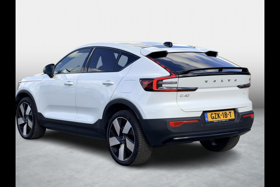 Volvo C40 Recharge Plus 69 kWh SOH 94,3% | Panoramadak | Pilot Assist | Adaptieve cruise control | Warmtepomp | Stoel & Stuurverwarming | Achteruitrijcamera | Keyless | Memory |