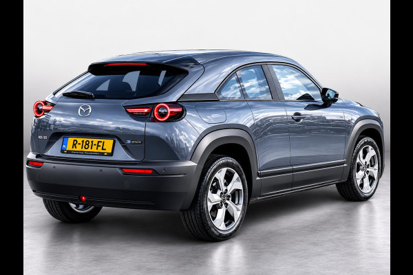 Mazda MX-30 e-SkyActiv+ 145 36 kWh SoH 95% | Adaptieve Cruise | Stoel & Stuurverwarming | Dodehoek | 1e Eigenaar | Dealeronderhouden |