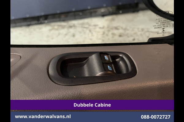 Ford Transit 2.0 TDCI 131pk L3H3 Dubbele Cabine Euro6 Inrichting Airco | 6-Zits | Camera | Apple Carplay | Xenon Navigatie, Leder, Android Auto, Cruisecontrol, LED, LM Velgen, Stoelverwarming, Verwarmde Voorruit, Parkeersensoren, Bijrijdersbank