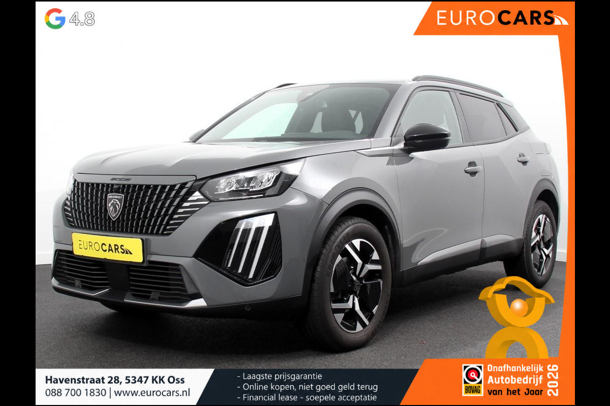 Peugeot 2008 1.2 PureTech 130pk Automaat Allure Navigatie Climate Control Camera 360 Dab Led Lichtmetalen Velgen Parkeer sensoren Cruise Control Adaptive Stoelverwarming