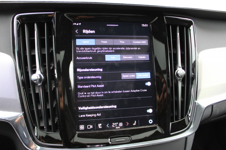 Volvo V90 2.0 T8 Plug-in hybrid AWD Ultimate Dark | Panoramadak | Head-Up | H/K | Memory