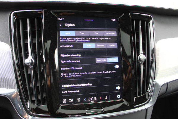 Volvo V90 2.0 T8 Plug-in hybrid AWD Ultimate Dark | Panoramadak | Head-Up | H/K | Memory