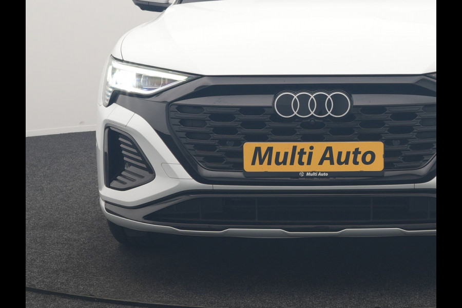 Audi Q8 e-tron 55 Quattro S Line 115 kWh 408pk Dealer O.H. | SOH 97,5% | Adaptive Cruise | Matrix LED | 360 Camera | Bang & Olufsen | Alcantara Sportstoelen Memory & Verwarmd | Sfeerverlichting | Keyless | BLIS | Navigatie | DAB | Virtual | 20"L.M |