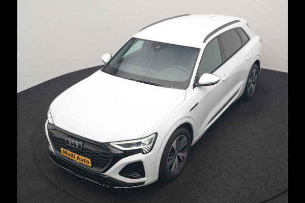 Audi Q8 e-tron 55 Quattro S Line 115 kWh 408pk Dealer O.H. | SOH 97,5% | Adaptive Cruise | Matrix LED | 360 Camera | Bang & Olufsen | Alcantara Sportstoelen Memory & Verwarmd | Sfeerverlichting | Keyless | BLIS | Navigatie | DAB | Virtual | 20"L.M |